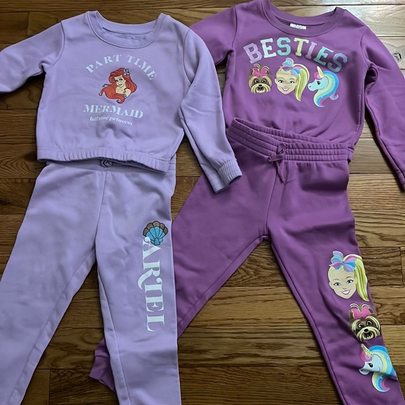 💕Adorable Top & Bottom Set 💕 Jojo Siwa & Little Mermaid - Picture 1 of 6